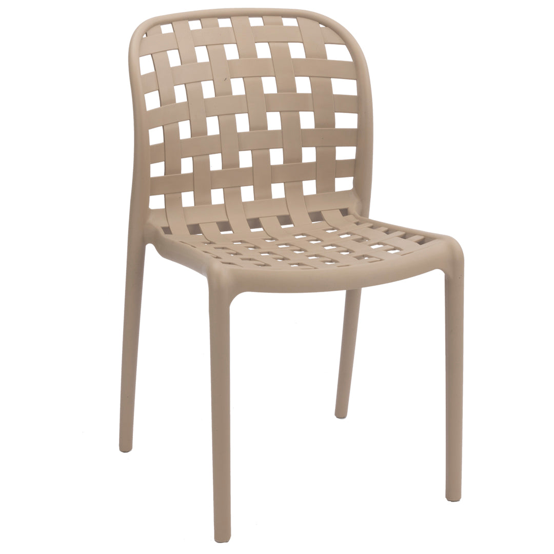 Silla Young de plástico entrelazado moderna – vaoli