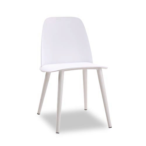 Silla Genova de metal con diseño contemporáneo de vaoli