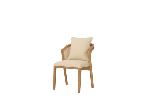 Silla Aurora de encino natural con diseño ergonómico – vaoli