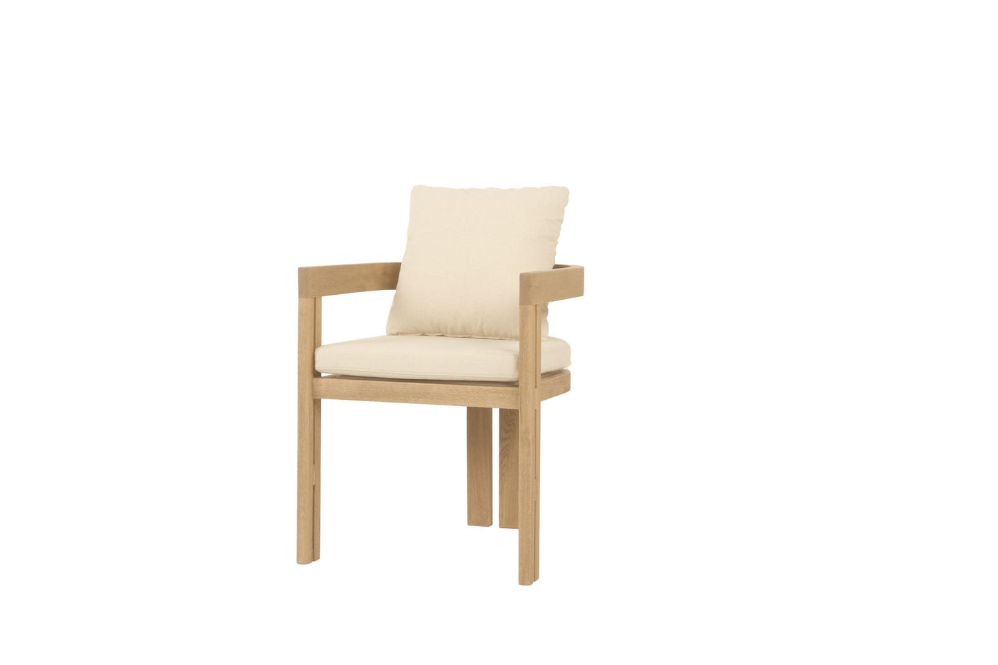Silla Ember de encino natural con cojín de Linex – vaoli