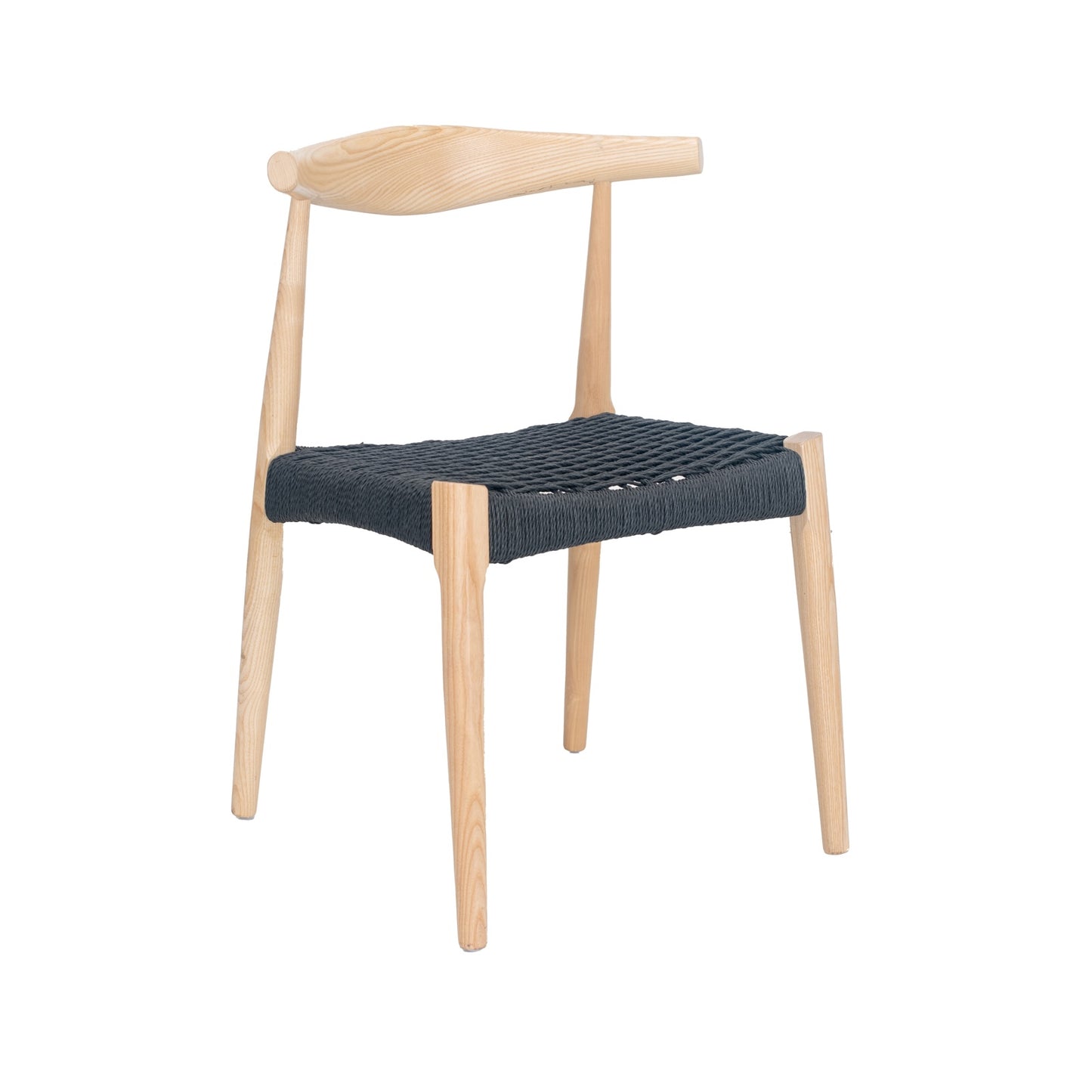 Silla Calf en haya natural con diseño moderno y tejido elegante – vaoli