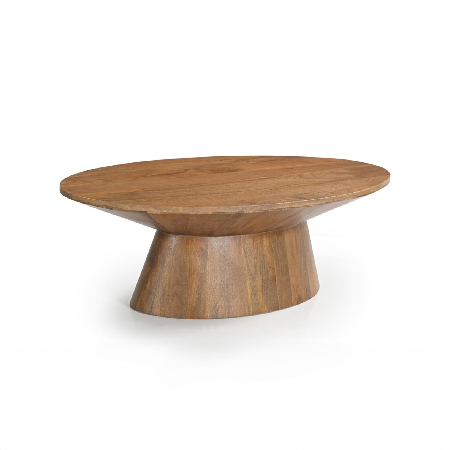 Mesa Central Din de mango natural con diseño elegante – Vaoli