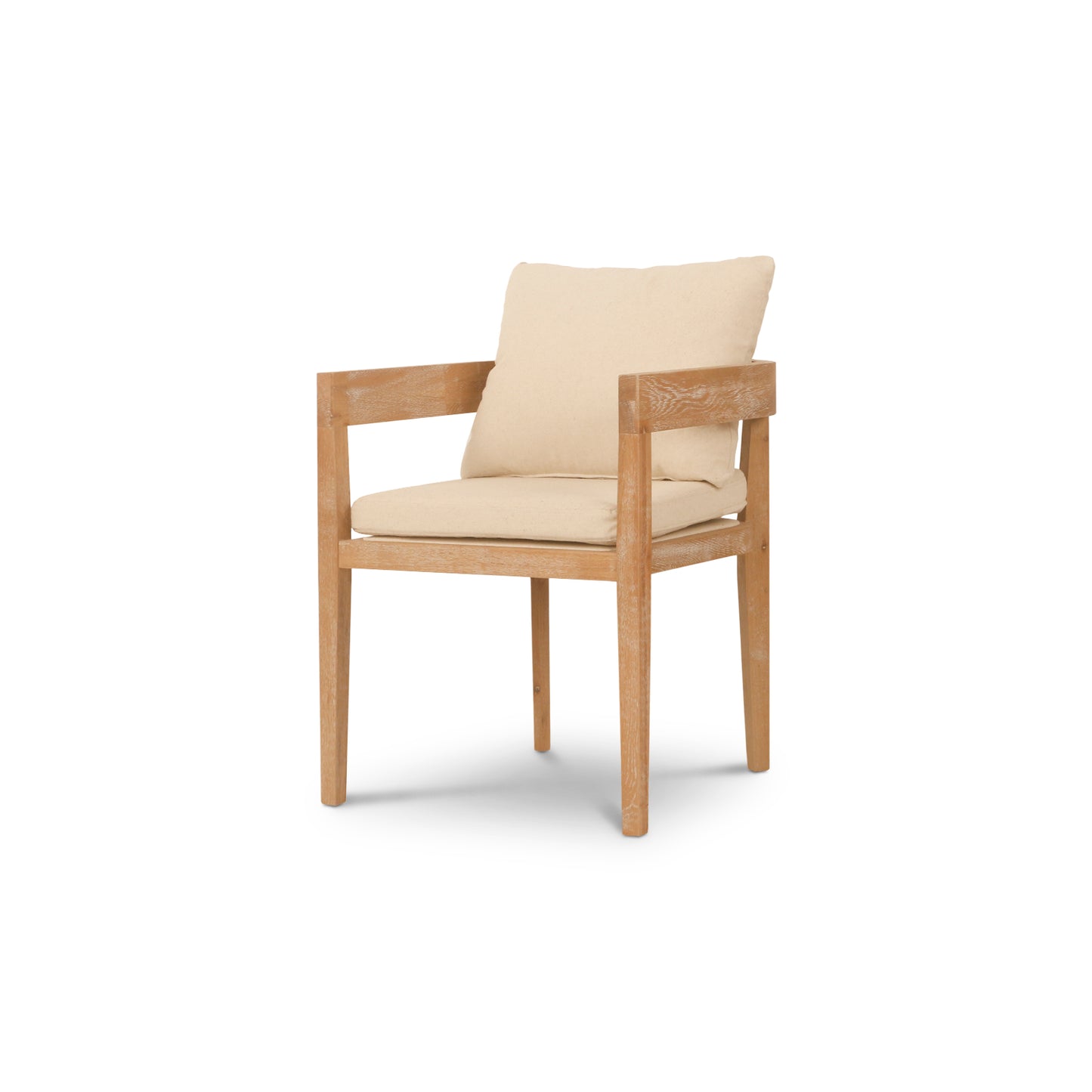 Silla Sable de encino  con cojines de linol de vaoli