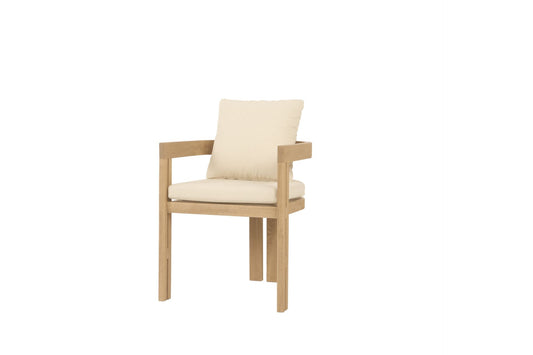 Silla Ember de encino natural con cojín de Linex – vaoli