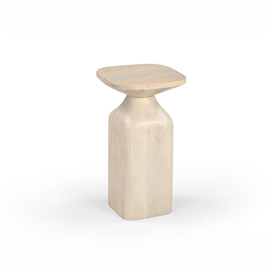 Mesa Lateral Taj CH de mango lavado de Vaoli